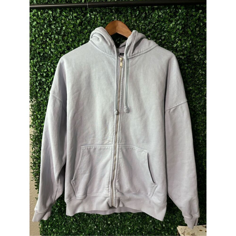 Brandy Melville Steel Blue Oversized Thick Jacket Size Small